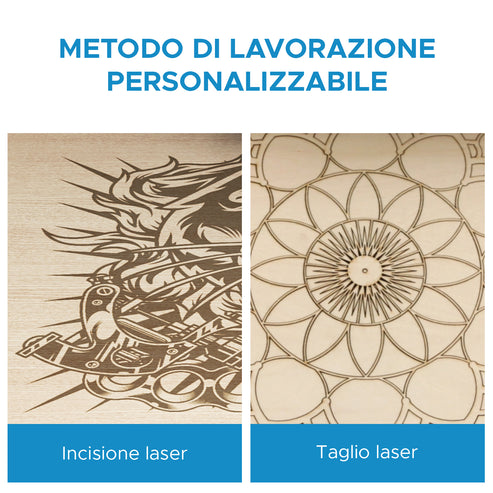 10 Fogli di Legno di Compensato per Incisione Taglio Laser per Progetti Fai da Te - Betulla Premium