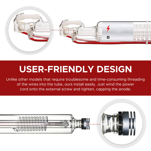 Tubo laser CO2 da 90W per incisori e taglierine laser | YL-90