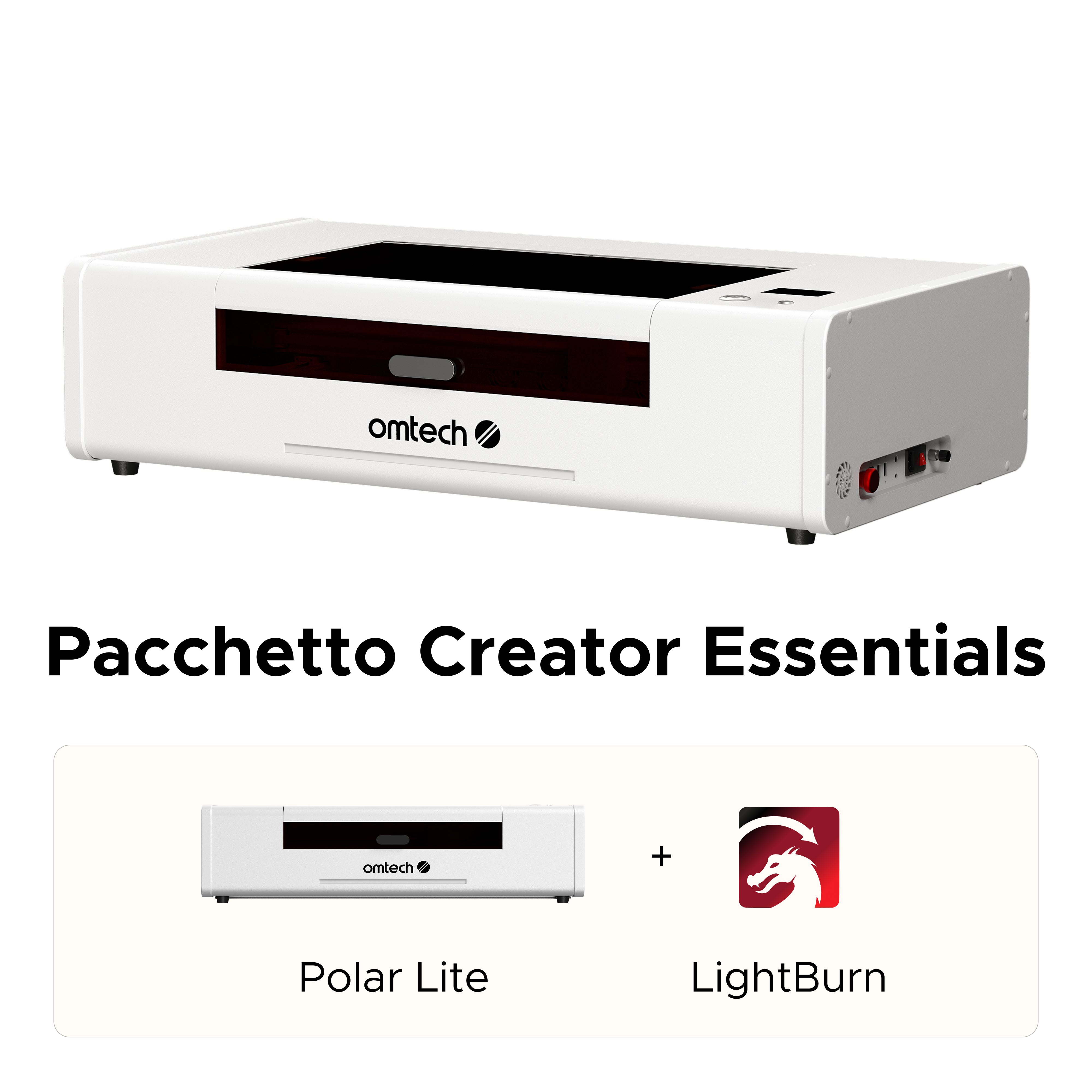 55W Polar Lite Incisore e taglierina laser CO2 con telecamera e area di lavoro 500×300 mm