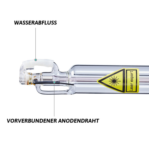Tubo laser CO2 da 50W e tubo laser per incisori laser | 0350