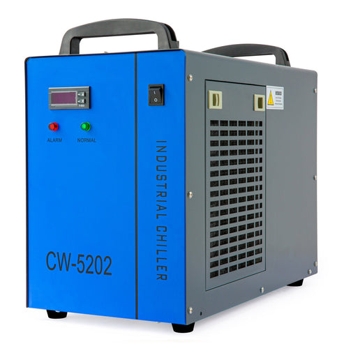 Refrigeratore d'acqua industriale per il raffreddamento simultaneo di due taglierine laser CO2 | CW-5202